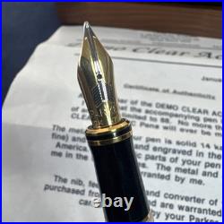 RARE L. MICHAEL FULTZ PARKER DUOFOLD Demo Clear Acrylic #88/88 Only 88 Made Intl