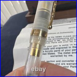 RARE L. MICHAEL FULTZ PARKER DUOFOLD Demo Clear Acrylic #88/88 Only 88 Made Intl