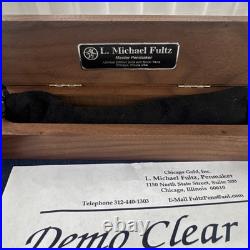 RARE L. MICHAEL FULTZ PARKER DUOFOLD Demo Clear Acrylic #88/88 Only 88 Made Intl