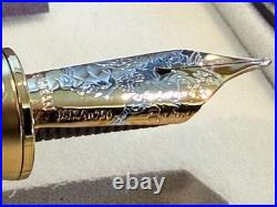 RARE! Limited Edition Hongdian D6 Han Dynasty Fountain Pen 18K Gold Nib Piston