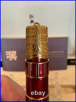 RARE! Limited Edition Hongdian D6 Han Dynasty Fountain Pen 18K Gold Nib Piston