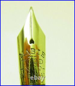 RARE MABIE TODD SWAN ETERNAL SF E444 Hard Rubber Fountain Pen No 4 M Nib
