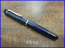 #RARE# MINT PELIKAN 140 FOUNTAIN PEN, RAREST DARK BLUE COLOR SPECIAL EF 14ct NIB