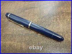 #RARE# MINT PELIKAN 140 FOUNTAIN PEN, RAREST DARK BLUE COLOR SPECIAL EF 14ct NIB