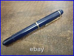 #RARE# MINT PELIKAN 140 FOUNTAIN PEN, RAREST DARK BLUE COLOR SPECIAL EF 14ct NIB