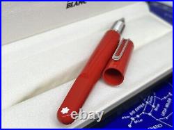 RARE MONTBLANC M Platinum Coated Red Ballpoint Pen 117601 Newson SpecialEdition RARE MONTBLANC M Platinum Coated Red Ballpoint Pen 117601 Newson SpecialEdition