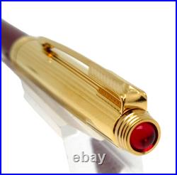 RARE MYTHIQUE PARKER 75 Custom Ballpoint Pen Lacquer Bordeaux New Stock MZ88