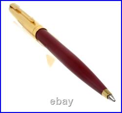 RARE MYTHIQUE PARKER 75 Custom Ballpoint Pen Lacquer Bordeaux New Stock MZ88