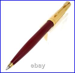 RARE MYTHIQUE PARKER 75 Custom Ballpoint Pen Lacquer Bordeaux New Stock MZ88