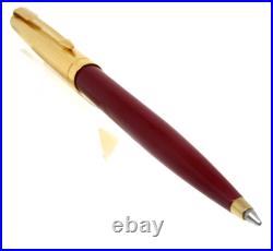 RARE MYTHIQUE PARKER 75 Custom Ballpoint Pen Lacquer Bordeaux New Stock MZ88