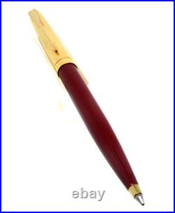 RARE MYTHIQUE PARKER 75 Custom Ballpoint Pen Lacquer Bordeaux New Stock MZ88