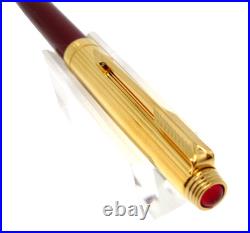 RARE MYTHIQUE PARKER 75 Custom Ballpoint Pen Lacquer Bordeaux New Stock MZ88