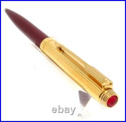 RARE MYTHIQUE PARKER 75 Custom Ballpoint Pen Lacquer Bordeaux New Stock MZ88