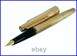 RARE Montblanc Meisterstuck N 1276 SOLID 585 GOLD Fountain Pen 1970 s