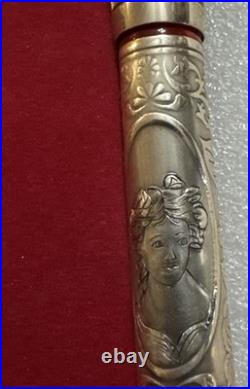 RARE Montegrappa Opera Tribute Invito a la Traviata FP 18K Gold NIIB Pen /Pad