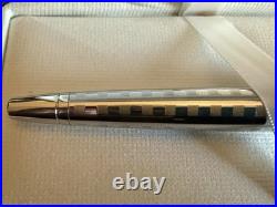 RARE NEW Cross Apogee Staccato Chrome Fountain Pen 18K Medium Nib NOS in Box