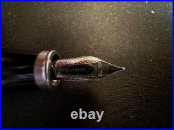 RARE NEW Cross Apogee Staccato Chrome Fountain Pen 18K Medium Nib NOS in Box