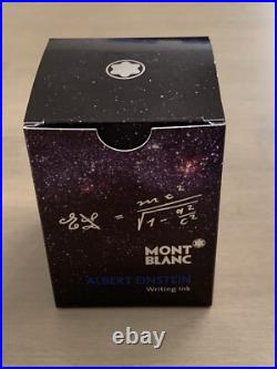 RARE NEW IN BOX Montblanc Albert Einstein Gray Bottled Fountain Pen Ink