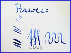 RARE NOS 1930´s KAWECO COLLEG 621 Blue Flaked Fountain Pen FLEXY KM Nib