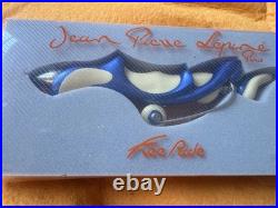 RARE NOS Jean Pierre Lepine Free Ride France Royal Blue Yellow Ballpoint W Box