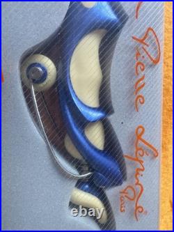 RARE NOS Jean Pierre Lepine Free Ride France Royal Blue Yellow Ballpoint W Box