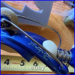 RARE NOS Jean Pierre Lepine Free Ride France Royal Blue Yellow Ballpoint W Box