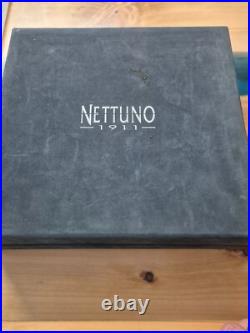 RARE Nettuno 1911 Plume Or 18k Clip Vermil LE #10/11 Fountain Pen N. O. S conditio