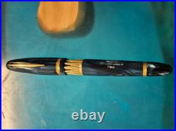 RARE Nettuno 1911 Plume Or 18k Clip Vermil LE #10/11 Fountain Pen N. O. S conditio