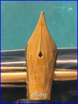 RARE Nettuno 1911 Plume Or 18k Clip Vermil LE #10/11 Fountain Pen N. O. S conditio