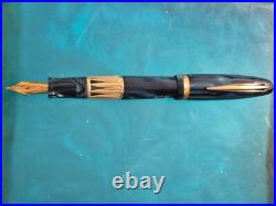 RARE Nettuno 1911 Plume Or 18k Clip Vermil LE #10/11 Fountain Pen N. O. S conditio