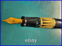 RARE Nettuno 1911 Plume Or 18k Clip Vermil LE #10/11 Fountain Pen N. O. S conditio