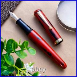 RARE OHASIDO Urushi Ebonite J. S. U x SAILOR NAGAHARA 14K Nib Fountain Pen RARE OHASIDO Urushi Ebonite J. S. U x SAILOR NAGAHARA 14K Nib Fountain Pen
