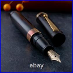 RARE OHASIDO Urushi Ebonite J. S. U x SAILOR NAGAHARA 14K Nib Fountain Pen RARE OHASIDO Urushi Ebonite J. S. U x SAILOR NAGAHARA 14K Nib Fountain Pen