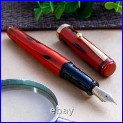 RARE OHASIDO Urushi Ebonite J. S. U x SAILOR NAGAHARA 14K Nib Fountain Pen RARE OHASIDO Urushi Ebonite J. S. U x SAILOR NAGAHARA 14K Nib Fountain Pen