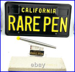 RARE PARKER FALCON Fountain pen PHONE DIALER CAP TOP Fine nib NEW OLD STOCK