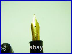 RARE PELIKAN M200 Brown Striated Old Style Version Fountain Pen EF Nib