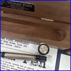 RARE Parker Duofold TITANIUM Ti 22 L. MICHAEL FULTZ LE 48/100 FOUNTAIN PEN Intl
