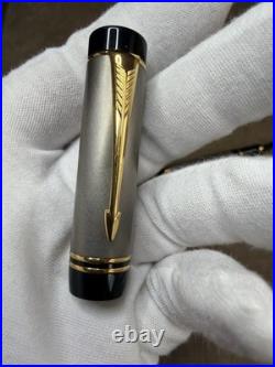 RARE Parker Duofold TITANIUM Ti 22 L. MICHAEL FULTZ LE 48/100 FOUNTAIN PEN Intl
