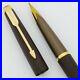 RARE_Parker_Falcon_Fountain_Pen_Set_Finished_in_Brown_Lacquer_and_ballpoint_01_no