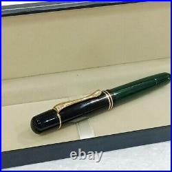 RARE Pelikan Fountain Pen Emerald Green Gold NIB 585 LH176