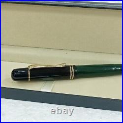 RARE Pelikan Fountain Pen Emerald Green Gold NIB 585 LH176