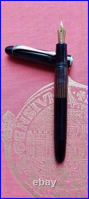 ++ RARE SENATOR GOLD NIB 14k 585 VTG fountain pen green striped vintage GERMANY