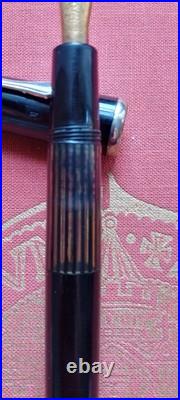 ++ RARE SENATOR GOLD NIB 14k 585 VTG fountain pen green striped vintage GERMANY