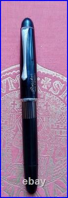 ++ RARE SENATOR GOLD NIB 14k 585 VTG fountain pen green striped vintage GERMANY