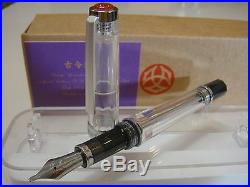RARE TWSBI Special Edition VAC 700 R Fountain Pen 1.5 STUB + Vac 20A Ink Bottle