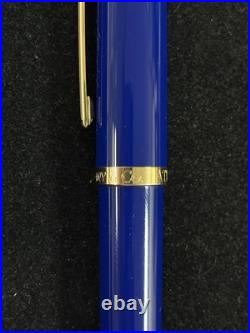 RARE Tiffany & Co. Atlas Cobalt Blue Ballpoint Pen Pelikan K800 with Pouch & Box