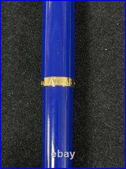 RARE Tiffany & Co. Atlas Cobalt Blue Ballpoint Pen Pelikan K800 with Pouch & Box