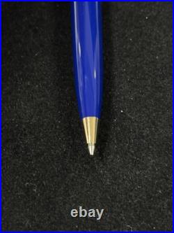 RARE Tiffany & Co. Atlas Cobalt Blue Ballpoint Pen Pelikan K800 with Pouch & Box