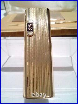 RARE! Vintage DIPLOMAT Present Set, Lighter+ Pen+ Card Holder, SWISS, NEW OLD
