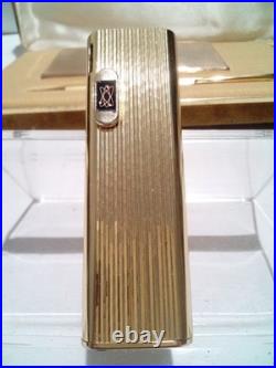 RARE! Vintage DIPLOMAT Present Set, Lighter+Pen+Card Holder, SWISS, NEW OLD